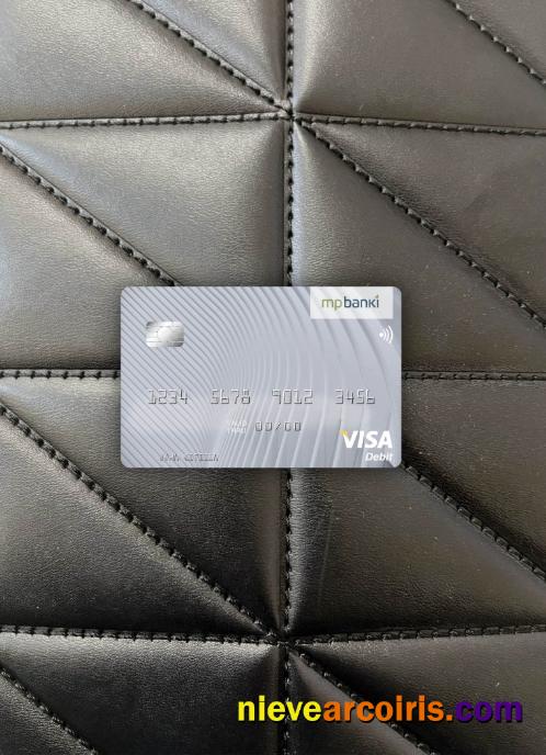 Iceland MP Banki visa debit card photolook